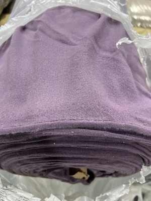 Polartec Power Stretch Pro Fleece Fabric Purple 68  Wide Nylon Face USA