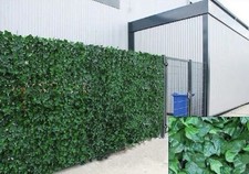 Welsh Green Screen Artificial Screening Ivy Leaf Hedge Garden Fence 1m X 3m New