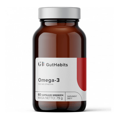 GutHabits Omega-3 60 Kaps   Herz, Gehirn & Sehkraft Unterstützung