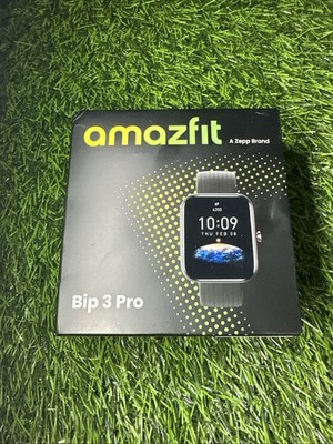 Amazfit Bip 3 Pro Smart Watch, Step Tracking, Heart Rate Monitor, A2171 Black