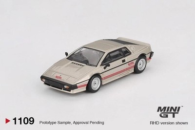Lotus Esprit Turbo Metallic Silver LHD 1:64 Blister Mini GT 01109BL
