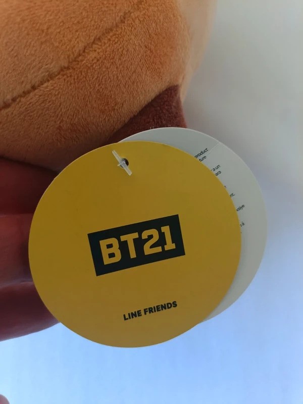 Aurora, 61446 BT21 Official merchandise, SHOOKY soft toy, Large, Brown image 8