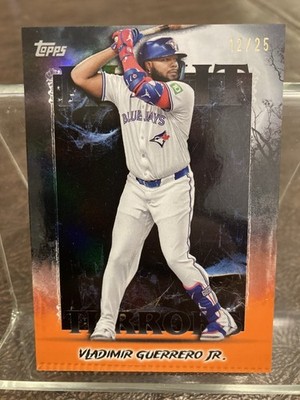 2025 Topps Update Vladimir Guerrero Jr. Night Terrors Crimped