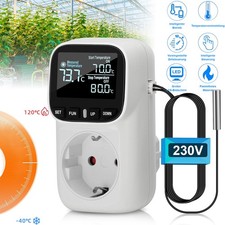 230V Thermostat Temperaturregler Temperaturschalter Digital Timer für Aquarium