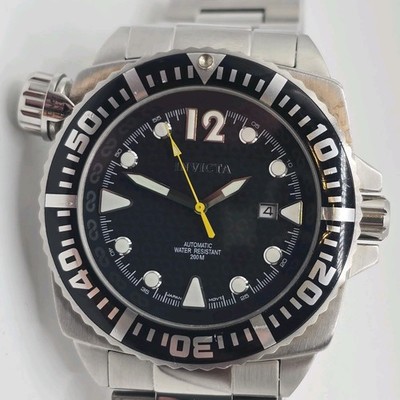 Invicta Men's Automatic Corduba Diver's Lock Watch 47mm 7219 Black