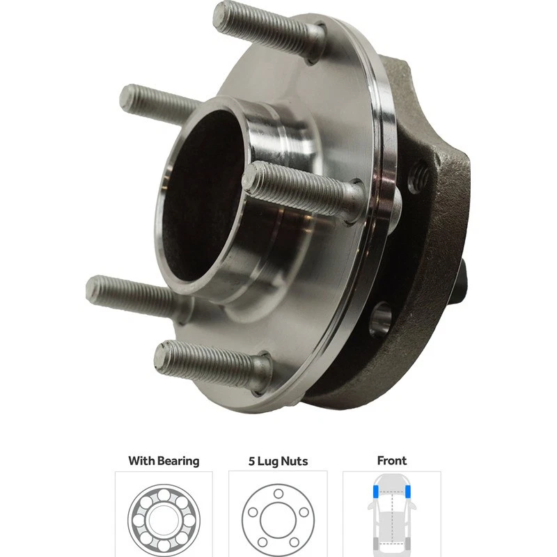 Ступица колеса TrueDrive передняя со стороны пассажира для основания Pontiac GTO 2004-2006 годов выпуска - Изображение 2 из 4