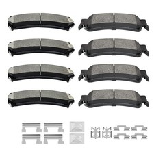 Front Rear 8pcs Brake Pads Set for 1999-05 2007 Chevy GMC Silverado Sierra 1500
