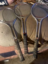 1960 s-1980 s tennis rackets with covers