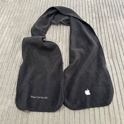 VTG Apple Final Cut Pro HD Scarf Black Promo Tech Computer Giveaway Y2K