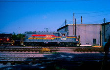 ORIGINAL KODACHROME SLIDE SEABOARD SYSTEM GP-16 #4791 PORTSMOUTH, VA JUNI 1983