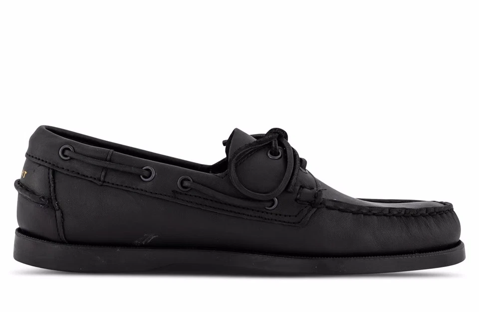 Sebago Docksides Portland Total Black Boat Shoe Men's US sizes US 10Medium/NEW ✅ - image 3 of 4