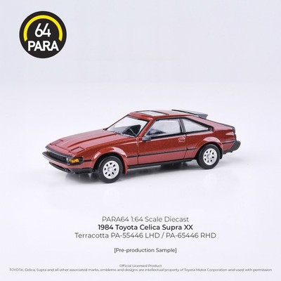 PARA64 1:64 1984 Toyota A60 Celica XX / Celica Supra Terracotta LHD PA-55446
