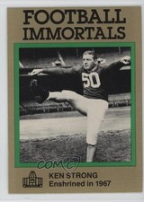 1985-88 Football Immortals Ken Strong #110 HOF 1oa8