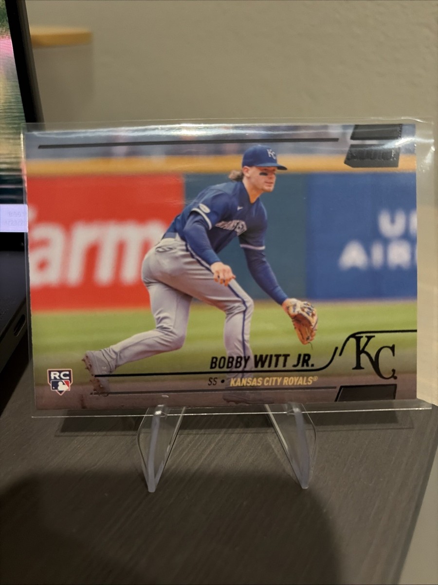 Bobby Witt Jr. 2022 Topps Stadium Club #2 Black Foil SP RC Royals 