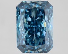 Radiant Cut 2.01 Ct Fancy Vivid Blue VVS2 IGI Certified Lab Grown CVD Diamond