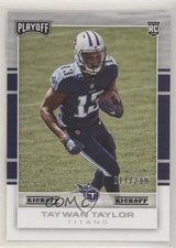 2017 Panini Playoff Rookies Kick Off 211/299 Taywan Taylor #238 0r4