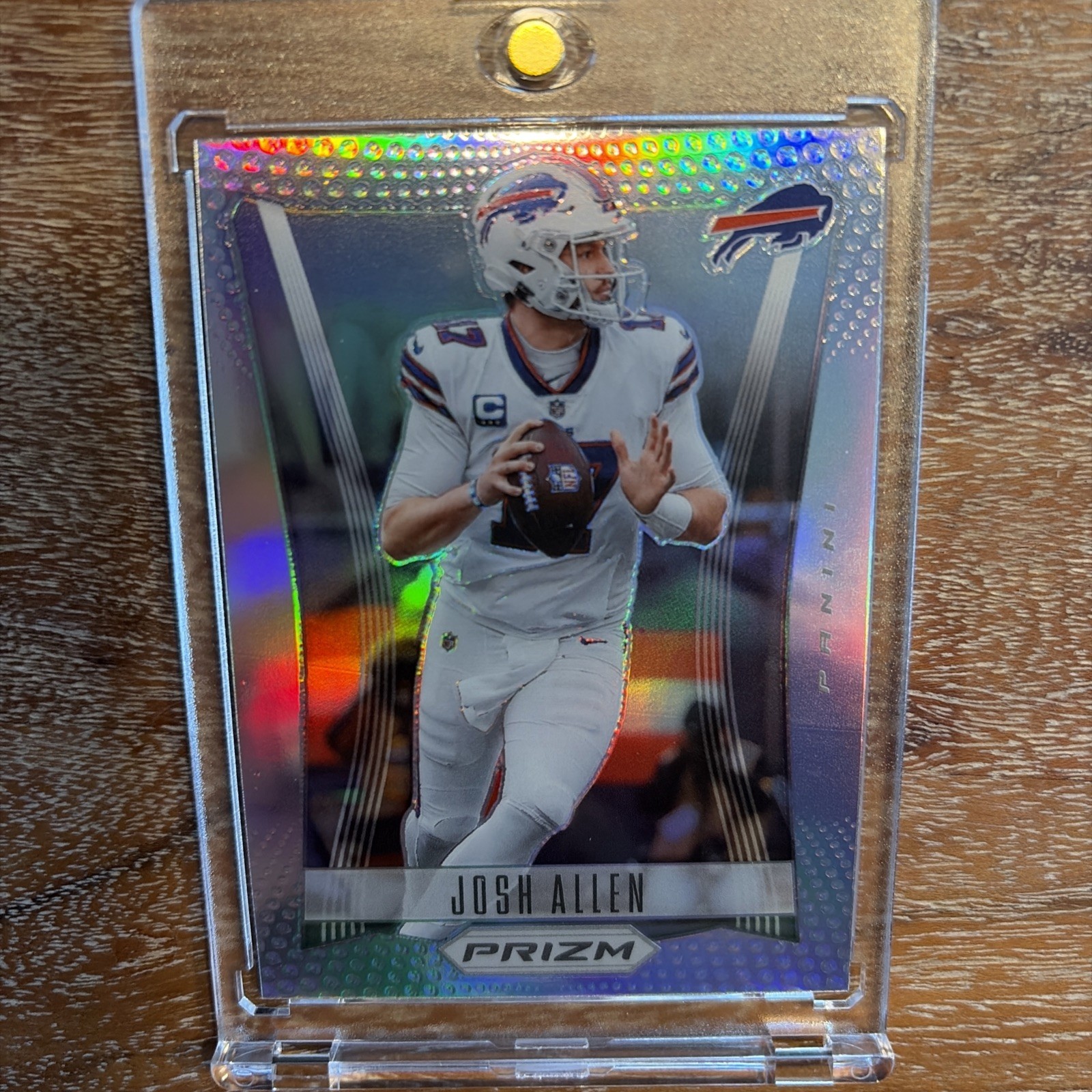 2022 Panini Prizm Josh Allen Flashback Silver Prizm HOLO #PF-6 Buffalo Bills