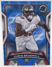 2024 Topps Resurgence Chris Braswell #190 Blue Surge 38/99 RC Buccaneers