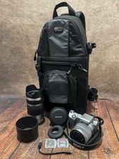 Sony Alpha NEX-5R Mirrorless Camera with SEL1855 SEL55210 Lenses