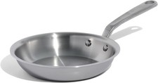 Made In 8" Stainless Steel Fry Pan – 5-Ply Clad, Induction & Oven Safe USA