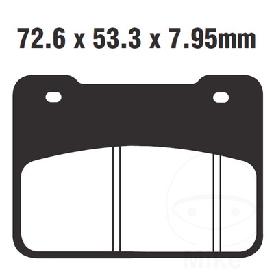 EBC Brake Pads Sintered SFA627HH Fits SYM Maxsym 500 2020