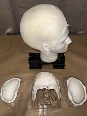 Capucha de látex de espuma expandible Pennywise y prótesis de silicona de 4 partes efectos especiales - Imagen 1 de 4