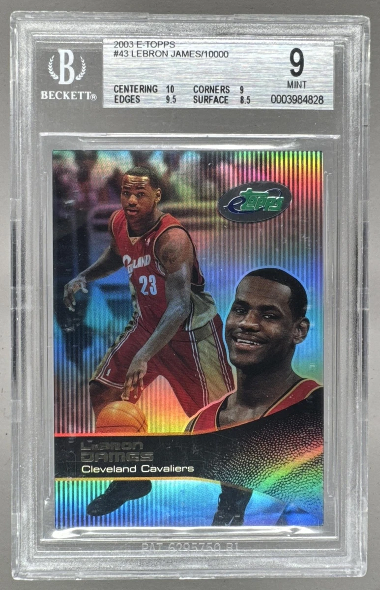 Topps LeBron James Basketball Rookie Sports Trading Cards for sale