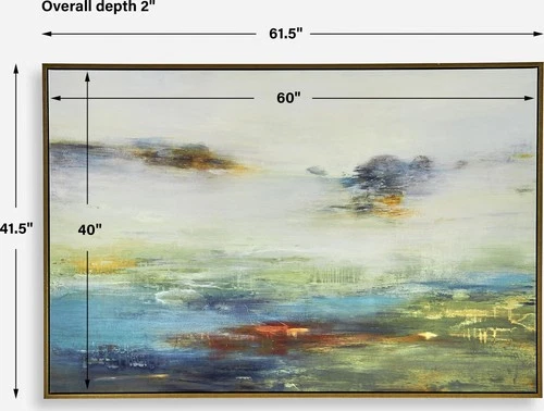 Uttermost 32326 Textured 42" x 62" Framed Landscapes Painting - MultiColor - Picture 5 of 6