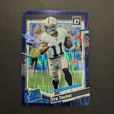 2023 Panini Donruss Optic - Rated Rookie Tre Tucker #261 Purple Shock Prizm (RC)