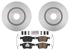 Front GEO Coated Disc Brake Rotors & Pads For Ford Bronco Sport 2021 2022 2024