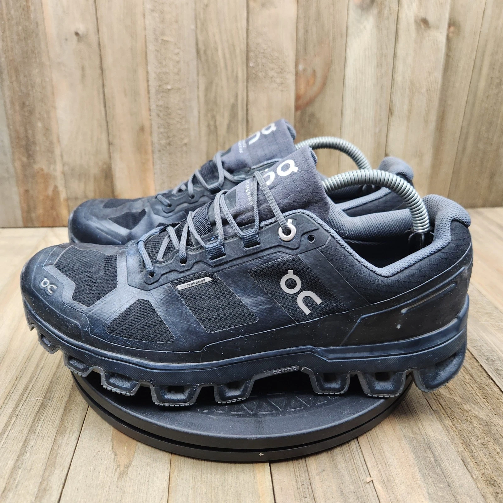 On Running Cloudrock Womens size 8.5 Black Waterproof Trail Hiking Shoes
Opens in a new window or ta