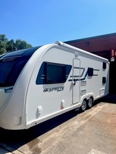 2018 Swift Sprite Quattro Super DB 6 Berth Fixed Bunk Beds Caravan