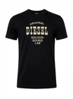 Diesel - Mens Slim Fit Crew Round Neck Logo T-Shirt - T-DIEGOR-E12 9XX