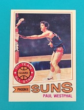 1977-78 Topps #10 Paul Westphal Phoenix Suns BASKETBALL Card K9