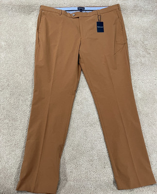 Peter Millar Pants Mens 42x32 Brown Dress Chino Crown Crafted Surge Tailored Fit