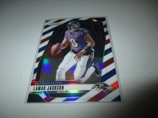 Lamar Jackson 2024 Panini Prizm Red White Blue #19