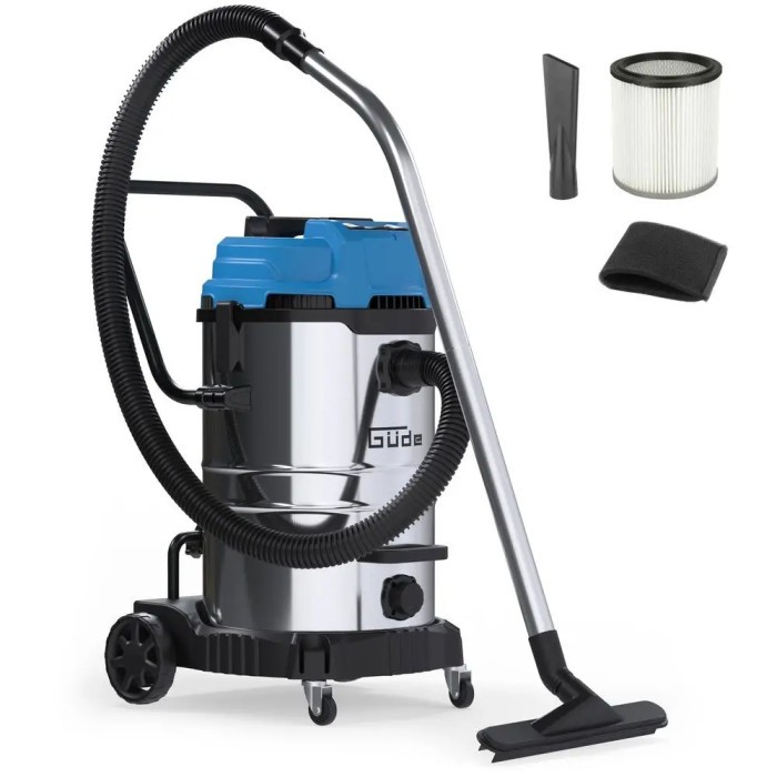 Aspirateur eau et poussière GNTS Güde cuve 60L à haute dépression