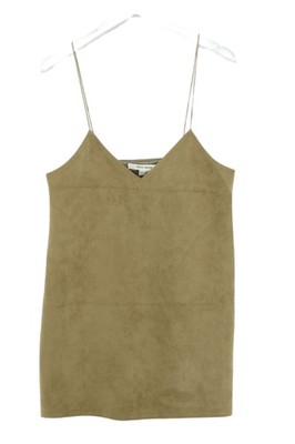 Basic House Damen Minikleid S hellbraun Polyester mit anderen