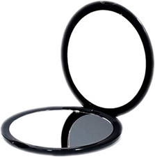 Magnifying Compact Cosmetic Mirror, Elegant Compact Pocket Makeup Mirror, 10X