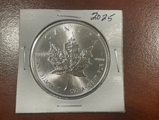 2025 Silver Maple Leaf with Leaf Privy