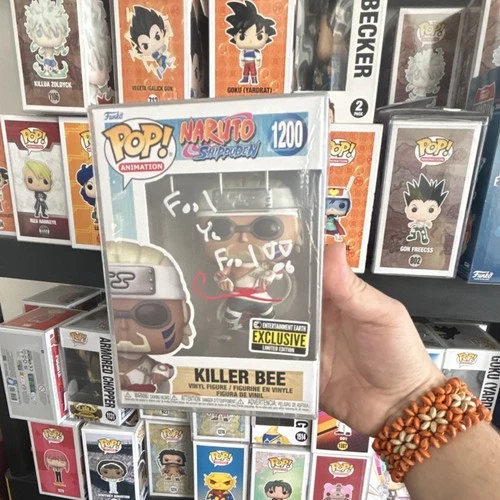 Funko Pop! Animation Naruto Shippuden Killer Bee #1200 EE Exclusive Autographed…