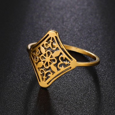 Bezaubernder Kupfer Blumen Ring perfekt zur Aufwertung Ihres Outfits oder Ihrer Sammlung