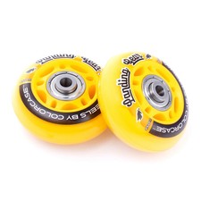 Yellow Landing Gear Wheels for Pelican Air cases 1535, 1615, etc. 