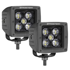 Led Cubes 2pcs 3 Inch 100w Led Pods Cree Led Light Pods Spot Beam Driving L...
