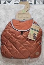 Ancol The Heritage Collection Quilted Dog Coat Terracotta Size S 