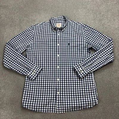 Chemise Brooks Brothers adulte bleu moyen OCBD polaire Oxford classique... - Photo 1/4
