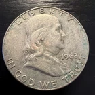 1962-D Benjamin Franklin Silver Half Dollar