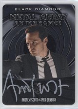 2025 James Bond Black Diamond Metal Array 24/99 Andrew Scott #MA-AS Auto 02aj