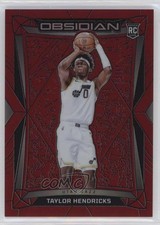 2023-24 Panini Obsidian Electric Etch Red Flood Taylor Hendricks #98 17zx