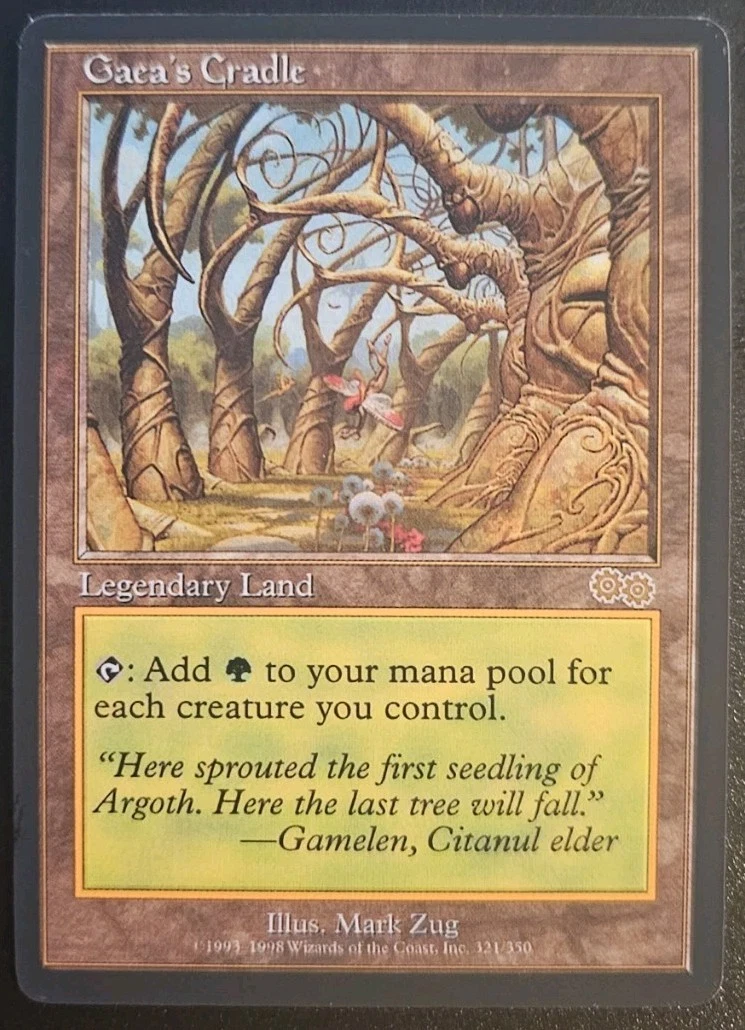 Gaea's Cradle Magic: The Gathering Urza's Saga Rare Individual